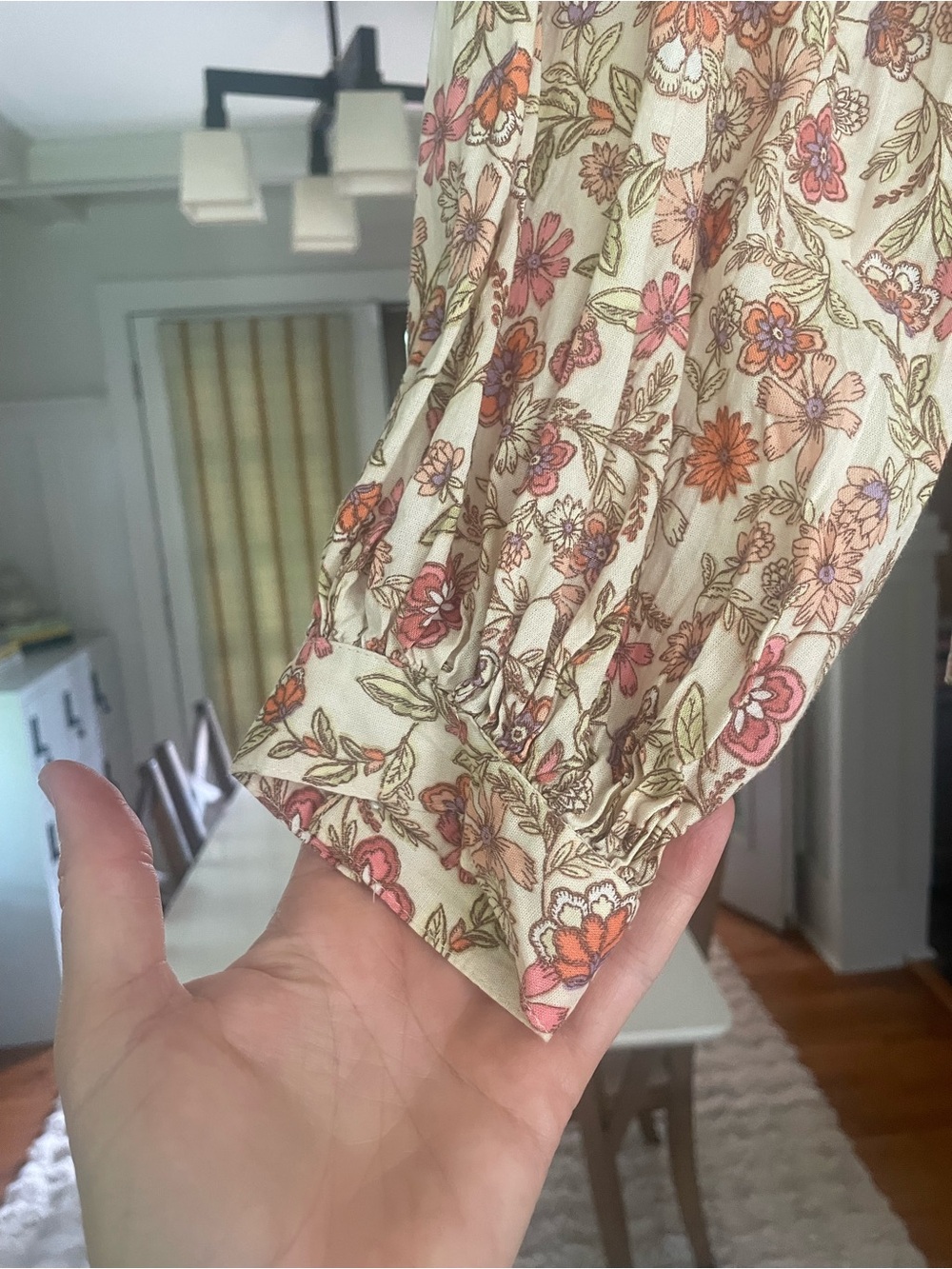 Old Navy Boho Long-Sleeve Peasant Top - Picture 4 of 7